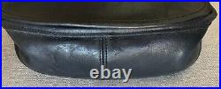 EUC VTG Coach Very Rare 747-4532 Made in New York Black Hippie Medium Saddle Bag