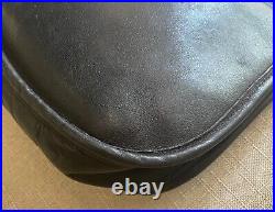 EUC VTG Coach Very Rare 747-4532 Made in New York Black Hippie Medium Saddle Bag