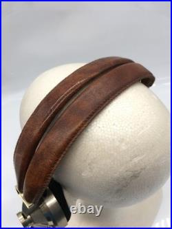 EXC++ Pioneer SE-L40 Vintage Stereo Headphones Brass & Leather Tested Very Rare