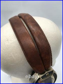 EXC++ Pioneer SE-L40 Vintage Stereo Headphones Brass & Leather Tested Very Rare