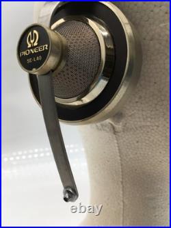 EXC++ Pioneer SE-L40 Vintage Stereo Headphones Brass & Leather Tested Very Rare
