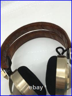 EXC++ Pioneer SE-L40 Vintage Stereo Headphones Brass & Leather Tested Very Rare