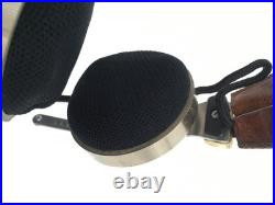 EXC++ Pioneer SE-L40 Vintage Stereo Headphones Brass & Leather Tested Very Rare