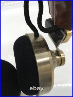 EXC++ Pioneer SE-L40 Vintage Stereo Headphones Brass & Leather Tested Very Rare