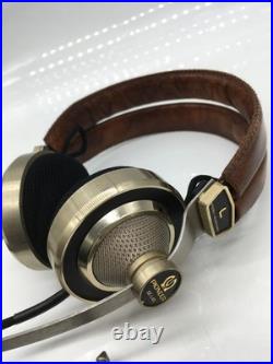 EXC++ Pioneer SE-L40 Vintage Stereo Headphones Brass & Leather Tested Very Rare