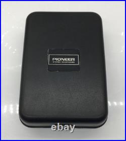 EXC++ Pioneer SE-L40 Vintage Stereo Headphones Brass & Leather Tested Very Rare