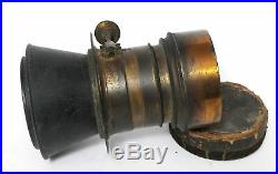 Early Brass Lens Jamin-Darlot Paysage D, 21cm height, Very Rare