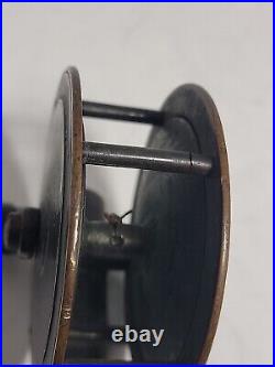 Early C. 1890 Brass crank handle Hardy Bros winch Reel 130 yrs old 3 VERY RARE