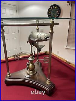 Earnest Hemingway Collection LTD. ED. Trout End Table #'d 0677 VERY RARE