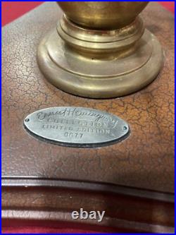 Earnest Hemingway Collection LTD. ED. Trout End Table #'d 0677 VERY RARE