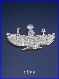 Egyptian Maat Brass Pendant Very Rare