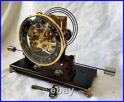 Exciting german mantel clock with a very! Rare pendulum