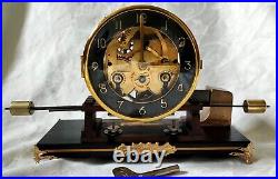 Exciting german mantel clock with a very! Rare pendulum