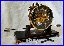 Exciting german mantel clock with a very! Rare pendulum