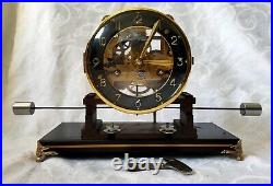 Exciting german mantel clock with a very! Rare pendulum