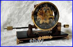 Exciting german mantel clock with a very! Rare pendulum