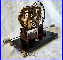 Exciting german mantel clock with a very! Rare pendulum