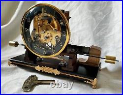 Exciting german mantel clock with a very! Rare pendulum