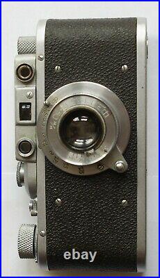 FED NKVD (type 1b) Very rare #28959 + FED lens 50mm f/3.5 L39 Leica, Zorki, FED