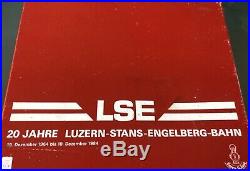 FERRO SUISSE VERY RARE HOm BRASS LUZERN STANS ENGELBERG 3 CAR EMU- 1985
