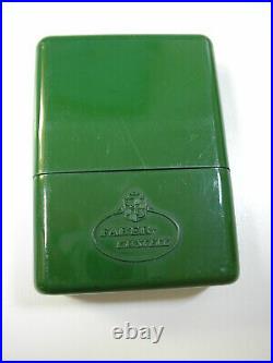 Faber Castell Brass Pencil Sharpener Fixed In Green Plastic Box 50/75 Very Rare