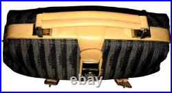 Fendi Pequin Stripe Handbag, Very Rare VTG Collectible, Med Satchel