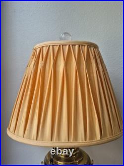 Frederick Cooper Vintage MCM Brass Goat Head Table Lamp 29 VERY Rare GORGEOUS