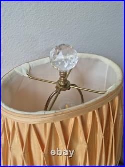 Frederick Cooper Vintage MCM Brass Goat Head Table Lamp 29 VERY Rare GORGEOUS