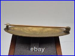 Frost Workshops Bronze Brooch Pin Back Vintage Very Rare Arts And Crafts Etched