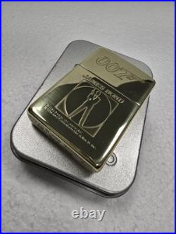 GENUINE Zippo Lighter 007 BOND Dr. No High Polish Brass 1996 UNUSED VERY RARE