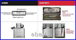 GENUINE Zippo Lighter 007 BOND Dr. No High Polish Brass 1996 UNUSED VERY RARE