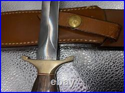 GERBER-VERY RARE Mark II Presidental Collection Fixed Blade withLeather Sheath