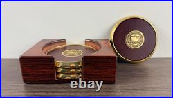 GM Parts National Dealer Advisory Council Brass Coaster Set by BTS VERY RARE