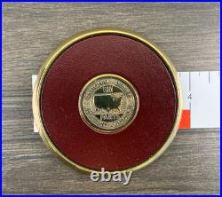 GM Parts National Dealer Advisory Council Brass Coaster Set by BTS VERY RARE