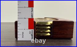 GM Parts National Dealer Advisory Council Brass Coaster Set by BTS VERY RARE