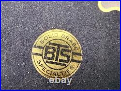 GM Parts National Dealer Advisory Council Brass Coaster Set by BTS VERY RARE