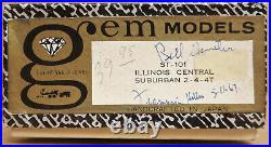 Gem ST-101 Illinois Central Suburban 2-4-4T IC RARE HO Brass