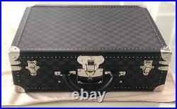 Gently Owned Auth Louis Vuitton Damier Graphite Cotteville 45 Trunk Very Rare