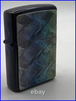 Genuine Brand New 2004 ZIPPO Lighter Stunning & Very Rare PURPLE HAZE Emblem