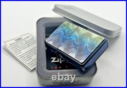 Genuine Brand New 2004 ZIPPO Lighter Stunning & Very Rare PURPLE HAZE Emblem
