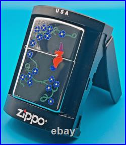 Genuine New 2002 ZIPPO Lighter Very Rare VINTAGE TOWN & COUNTRY UNIQUE DESIGN