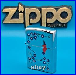 Genuine New 2002 ZIPPO Lighter Very Rare VINTAGE TOWN & COUNTRY UNIQUE DESIGN