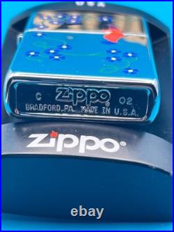 Genuine New 2002 ZIPPO Lighter Very Rare VINTAGE TOWN & COUNTRY UNIQUE DESIGN