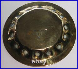 Georg Mendelssohn Brass Antique Miniature Tray Very Rare Full clear Marks