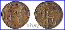 Geta, AE Sestertius, Rome 211 AD, British Victory issue, RIC 172b, very rare