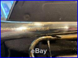 Getzen Edwards rare vintage silver trumpet very nice shape
