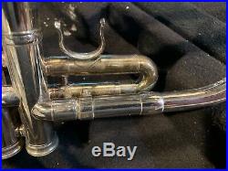Getzen Edwards rare vintage silver trumpet very nice shape