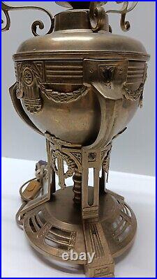 Gorgeous very Rare Antique/Vintage Empire Style Brass Electric Table lamp