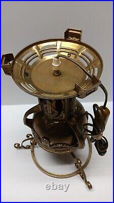 Gorgeous very Rare Antique/Vintage Empire Style Brass Electric Table lamp