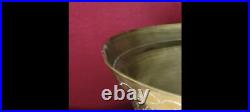 Great Quing Dynasty Marked Brass Bowl Hand made or crafted! Very rare